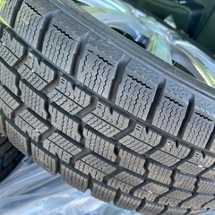 【美品】14インチスタッドレスタイヤホイールセット GOODYEAR アイスナビ7の画像
