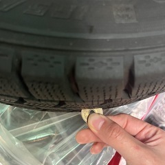 【美品】14インチスタッドレスタイヤホイールセット GOODYEAR アイスナビ7の画像