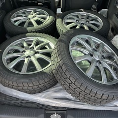 【美品】14インチスタッドレスタイヤホイールセット GOODYEAR アイスナビ7の画像