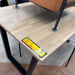 😎kanademono カナデモノ😎ダイニングテーブル😎ラバーウッド😎マットブラック😎シンプルモダン😎鉄脚😎おしゃれ😎2763の画像