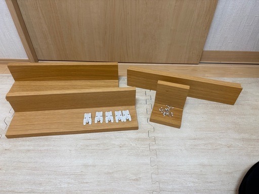 無印良品　壁につけられる家具棚 ４個セット