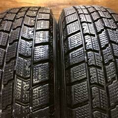 ☆バリ溝スタッドレス☆ スズキ 純正 スチール 13インチ 4J PCD100 4穴 ET約42 ハブ径約54 グッドイヤー アイスナビ7 155/70R13 2022年 4本 NG428の画像