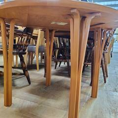 【愛品倶楽部柏店】CondeHouse カンディハウス ラウンドダイニングテーブル ラピスの画像