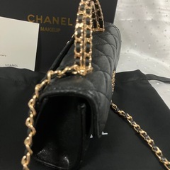 CHANEL シャネル ノベルティ チェーンウォレット　ミニショルダーバッグ　ブラック　②の画像