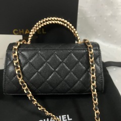 CHANEL シャネル ノベルティ チェーンウォレット　ミニショルダーバッグ　ブラック　②の画像