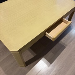 ニトリ　長方形　こたつ　テーブルの画像