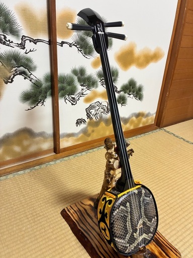 沖縄三線！貴重！知念大工型！本張り【一枚張り】㉒ (ちょこ) てだこ