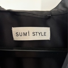SUMI  STYLE スミスタイル　ブラック トレンチコート　フリーサイズの画像