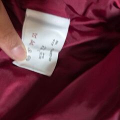 ワイン色　ダッフルコートの画像