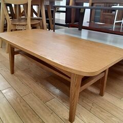 ★リユースのサカイつくば店★TK7852 Unico ローテーブル ナチュラル H35×D50×W100 クリーニング済みの画像