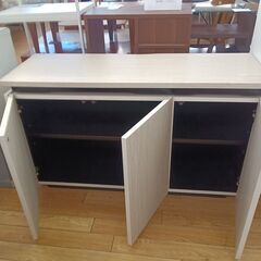 ★リユースのサカイつくば店★TK7853  キッチンカウンター アイボリー H70×D41×W120 クリーニング済みの画像