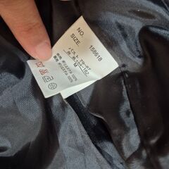 ストライプ　チェスターコートの画像