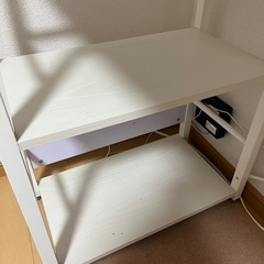 【取引中】システムデスク ホームオフィス家具 机 パソコンデスク デスク ニトリの画像