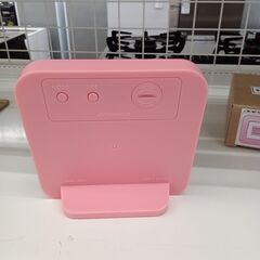 ★リユースのサカイ水戸店★  ましかくフォトフレームクロック ピンク H10×D3.5×W10 クリーニング済み MT6894の画像