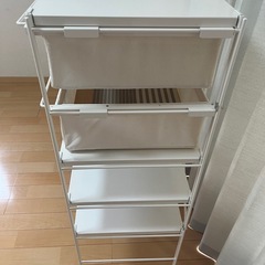 人気・定番　無印良品　スチールユニットシェルフの画像