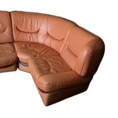 本革ソファ大型Ｌ字の画像