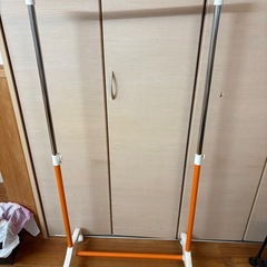 ハンガーラック高さ調節OKの画像