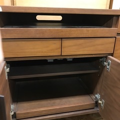 ジャングルジャングル貝塚店　チェスト　木　木目　ブラウン　茶色　引き出し　棚　中古　貝塚市　二色浜の画像