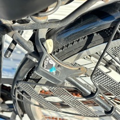 Breeze シティサイクル 27インチ 6段変速 LEDオートライト 自転車 ママチャリ 黒 直接引き取り歓迎 mw0990の画像