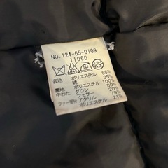 美品極暖【SHIPS】フード付きモッズダウンジャケットSの画像