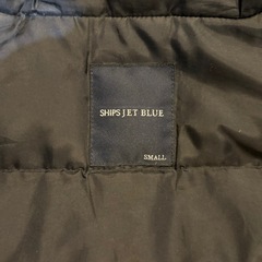 美品極暖【SHIPS】フード付きモッズダウンジャケットSの画像