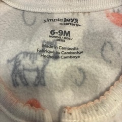 ベビースリーパー　6-9Mの画像