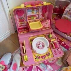 メルちゃん★①美容院②病院③お家セット★メルちゃん3体の画像