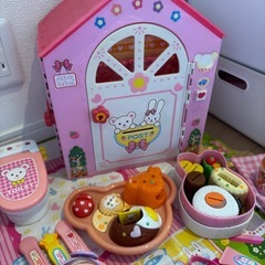 メルちゃん★①美容院②病院③お家セット★メルちゃん3体の画像