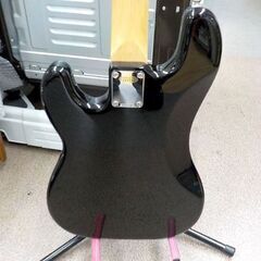 Busker's エレキベース PBタイプ  ソフトケース/ストラップ付 ブラック/ホワイト プレべタイプ 西岡店の画像