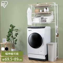 アイリスオーヤマ 洗濯機 IAW-T502 ラック付きの画像