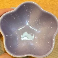 A7187【ルクルーゼ】フラワープレートセット パステルパープルの画像