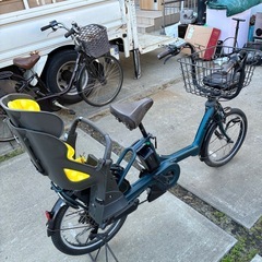 ヤマハママチャリ電動自転車の画像