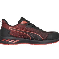 Puma 安全靴 ブラック/レッド27cmの画像