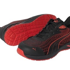 Puma 安全靴 ブラック/レッド27cmの画像