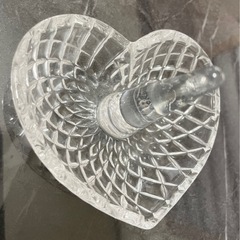 ガラスのアクセサリー入れの画像