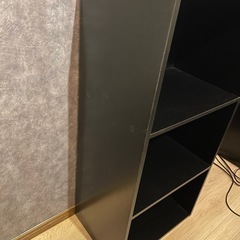 カラーボックス　黒の画像