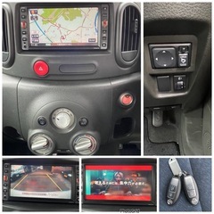 ✔️キューブ　車検あり！ナビ&TV  バックカメラの画像