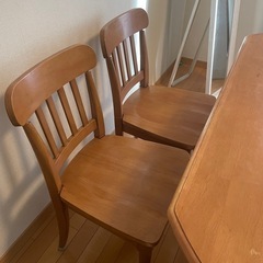 【1/11（日）お譲り決まりました】ダイニングテーブルセットの画像