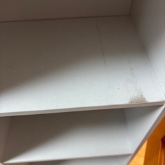 カラーボックス　ホワイト　擦れ有りの画像