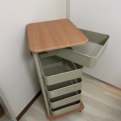キッチンワゴン　キャスター付き　ワゴン　キッチン収納　　ラックの画像