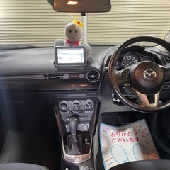 マツダ　デミオ　平成27年8.8万キロ　1.3 S  4WD Bluetooth対応純正ナビ　テレビ　ETC スマートキー　エンジンスターター　アイドリングストップの画像