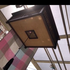 東芝　和室用木製照明器具の画像
