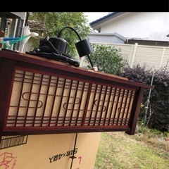 東芝　和室用木製照明器具の画像