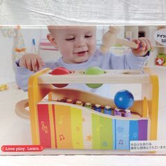 ●●314●Hape 木のおもちゃ / パウンド アンド タップベンチ / 1歳～ 赤ちゃん 幼児 おもちゃ 木琴 玩具 木製 楽器 ドイツの画像