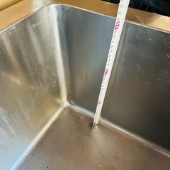 ステンレス流し台　シングルの画像