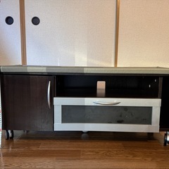 テレビ台　テレビボード キャスター付き 幅100cmの画像
