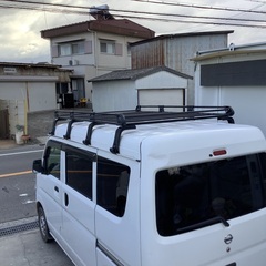 エブリィ　ＮＶ100クリッパー　スクラム　ミニキャブ　DA17 DR17 DG17 DS17 中古ハイルーフ用ルーフキャリアの画像