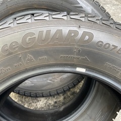 1210-9）0円無料！225/65R17ヨコハマスタッドレス 中古4本セット！アイスガードG075！はめ替えも対応の画像