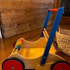 ボーネルンド　 BAYO　バヨ　 木製　手押し車　ベビーウォーカーの画像