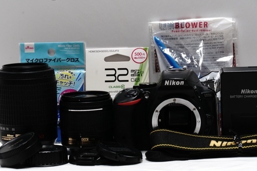 ♥️スマホ転送♥️Nikon D5500 一眼レフスタートセット